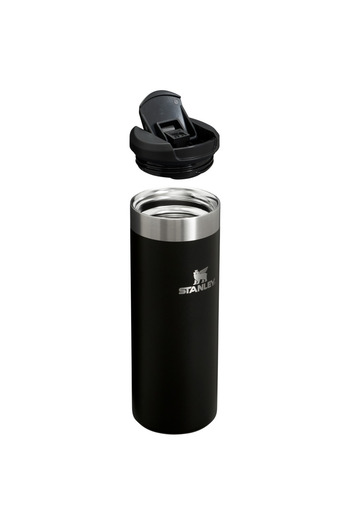 Stanley Stanley Aerolight Transit Insulated Mug 470ml 18/8 Stainless Steel, Leakproof Lid, Metallic Black