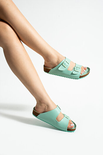COMFORT OF PANTOFOLE Water Green Women's Slippers