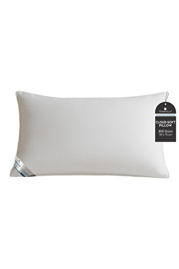 Donetella Pillow 800 Gms – Size 50x75 cm, Microfiber Fabric, Down Alternative Filling, Pack of 1