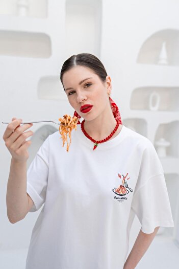Re-SIS Sapori Autentici Graphic Oversize T-Shirt
