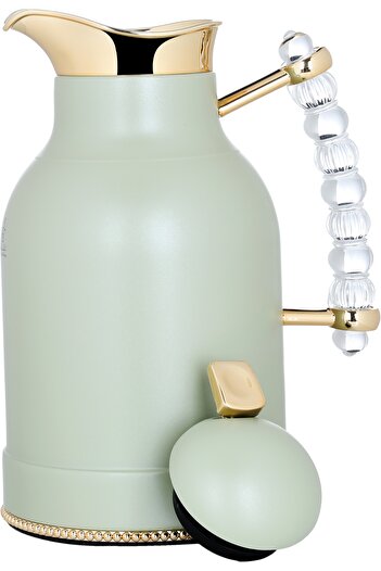 Alsaif Gallery A Unique Green Transparent Thermos Set Of Two Pieces