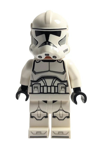 LEGO مجسم مصغر من حرب النجوم Stormtrooper Clone Trooper (المرحلة الثانية)