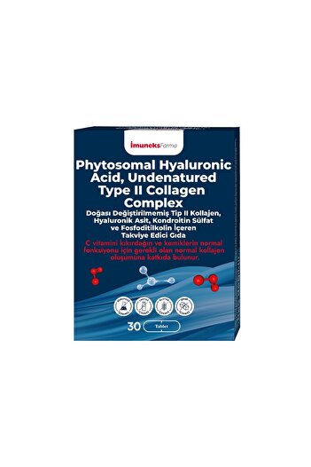 Imuneks Farma Phytosomal Hyaluronic Acid, Undenatured Type Ii Collagen Complex
