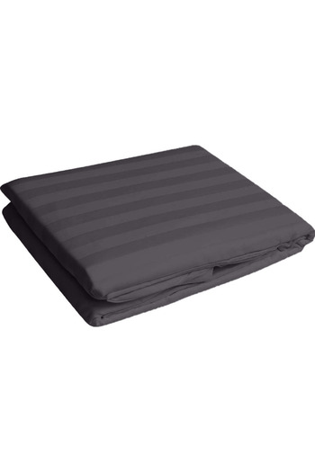 Five Store Damask bed sheet, density 130 g/m2, Black, 240/260cm
