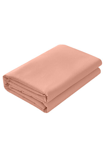 Five Store Cearsaf de pat din bumbac ranforce 100%, densitate 120 g/mp, Somon, 240/260cm