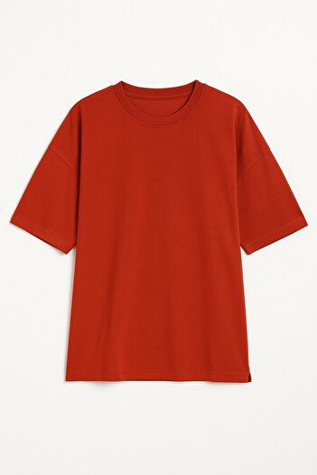 MARKAPIA Men's Crew Neck Oversize 100% Cotton T-Shirt
