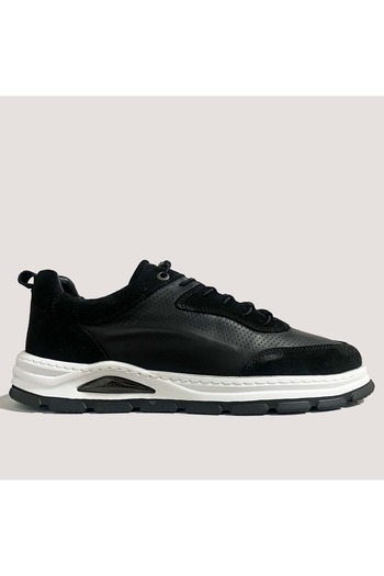 Hammer Jack Torto Men's Laceless Casual Shoes - Black - 42