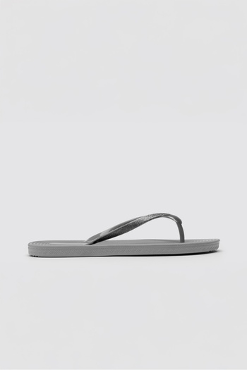 OZYO Παντόφλες παραλίας Bety Silver Flip Flops
