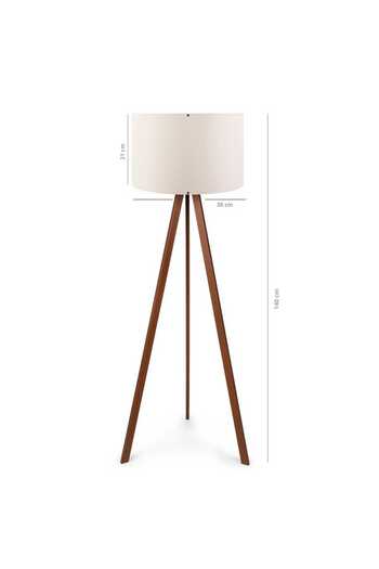 Desire Lampa de Podea Practica din Lemn cu Trei Picioare