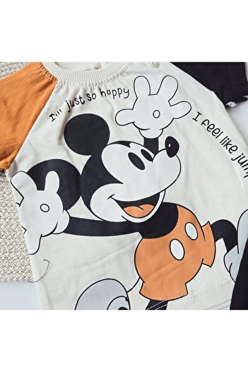 Bolly Baby Mickey Printed Summer Shorts Short Sleeve 2-Piece Baby Boy Set