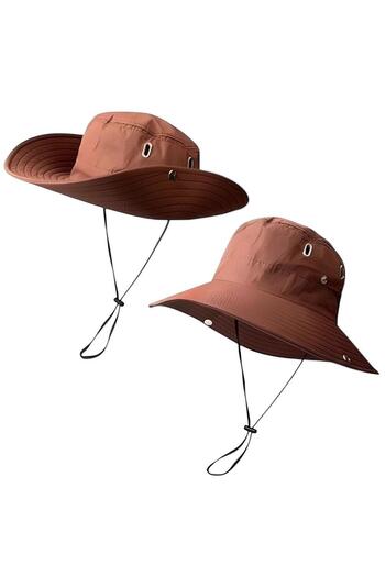 Uniquetrenders Unisex Uv Protection Wide Brim Foldable Safari Outdoor Boonie Hiking & Beach Hat