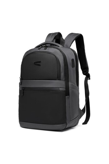 SMART BAGS C-Active Oxford Fabric Business Backpack with Laptop Compartment and USB Port