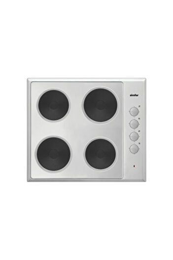 Simfer Built-in Surface, 60 cm, 4 Electric Burners, Steel