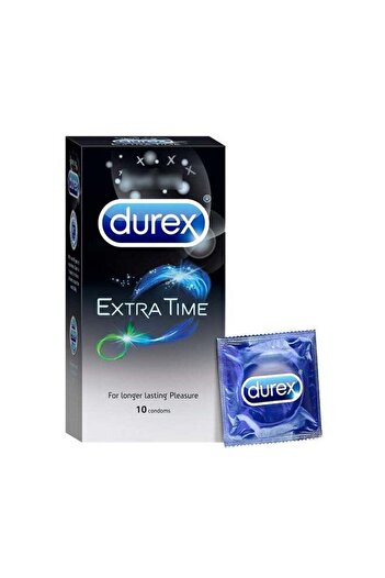 Durex Extra Time Condoms - 10 Count
