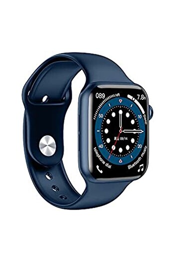 WIWU Sports Smartwatch, Blue, SW01GN Full Touchscreen Fitness Tracker with Heart Rate Monitor