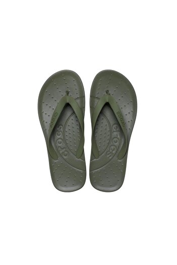 Crocs Flip Erkek Parmakarası Terlik - Haki