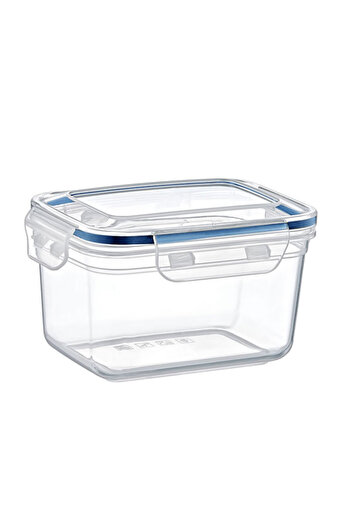 SİHİRLİ AYAKLAR Set of 2 Rectangular Deep Storage Containers with Seals 550Ml-1000Ml Bpa Free