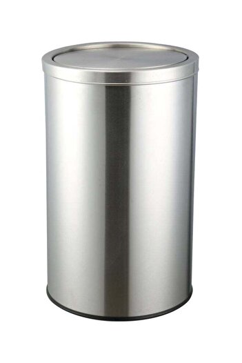 Hoffmayer Stainless Steel Trash Bin 50L Silver Anti-Fingerprint