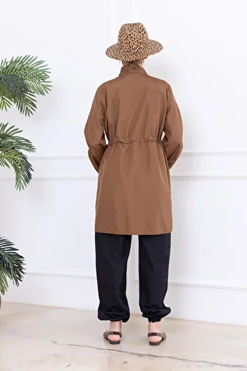 dilber fashion Σετ μαγιό Hijab με κορδόνι που δένει τη μέση με μπόνε και τσάντα δώρο