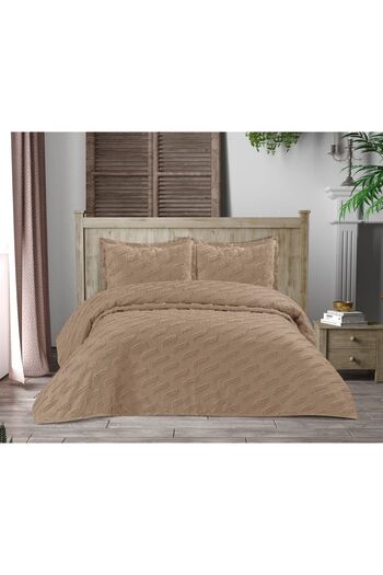TAVOLO Esma 3 Piece Double Luxury Pink Set