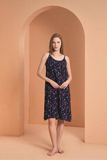 PJS Women's Navy Blue Dress 27150