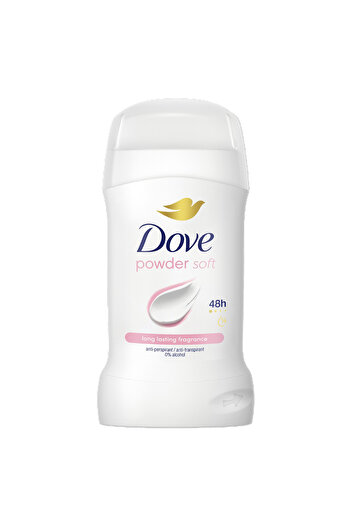 Dove Antiperspirant Stick Powder Soft, 50 ml, 48-hour protection, powdery fragrance