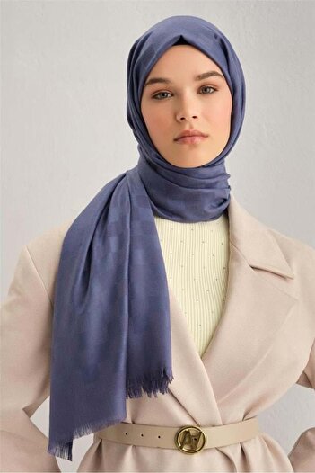 Armine Viscon Square Pattern Shawl 06