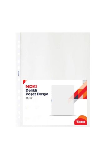 Noki Set of 25 A3 Portrait protective films with top opening, 40 microns, Noki, orange peel surface