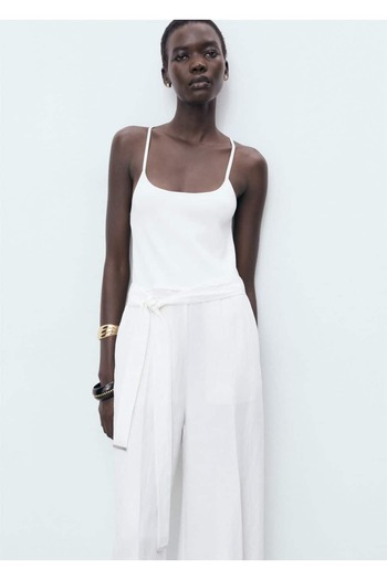 MANGO Woman Jumpsuit with Belt