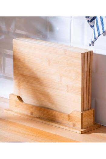 ACAR Bamboo 4-Piece Cutting Board Acr-1\4