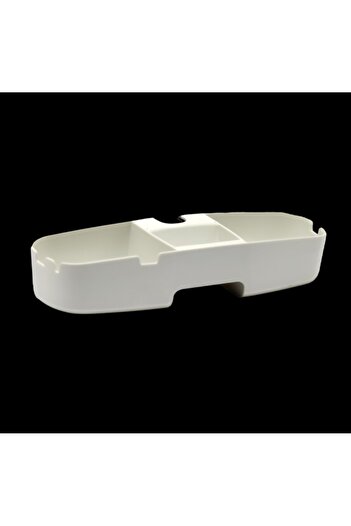 Prima Nova 3-Compartment Sleek Design Plastic Drippy Shower Basket
