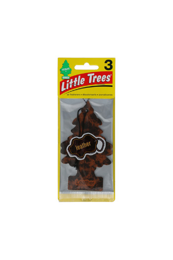 Little Trees 3-Piece Leather Air Freshener Tree Hang Card