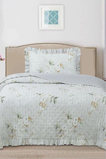 Çeyiz Diyarı Breeze Spring Flowers Single Bedspread 180X240
