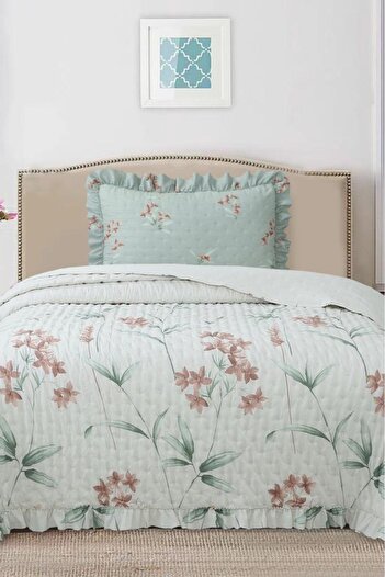 Çeyiz Diyarı Breeze Natural Rhapsody Single Bedspread 180X240