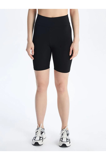 LC Waikiki Xside Black Elastic Waist Women's Shorts Leggings