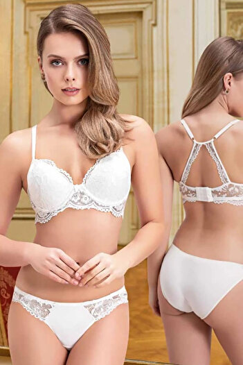 Monalisa Home 4327 Bra Set 80 B- White