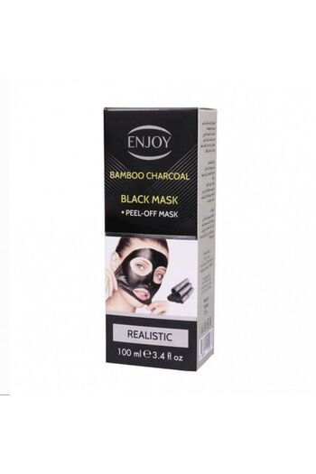 Enjoy Mask--bamboo Charcoal Black100ml (10037) --- انجوي ماسك الفحم للوجه 100مل