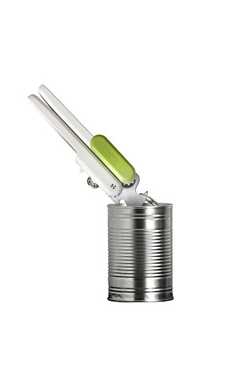 JOSEPH Pivot 3-In-1 BPA-Free Manual Can Opener White and Green