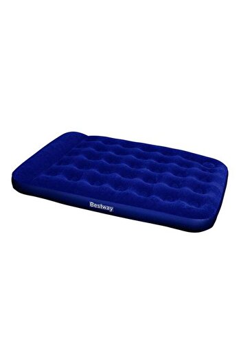 BESTWAY Inflatable Air Mattress - Large Velvet-Surface Air Bed