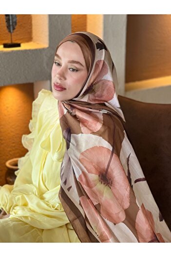 Modakaşmir Ferret Pattern Bamboo Shawl