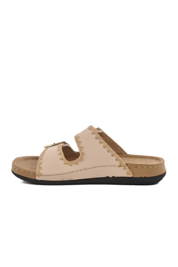BENTO 41001 Γυναικείες Παντόφλες Comfort με διπλή αγκράφα