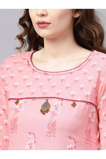 Ishin By Styli Floral Print Anarkali Kurta and Palazzo Set