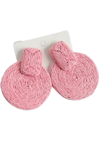Waves And Pebbles Pink Dream Earrings