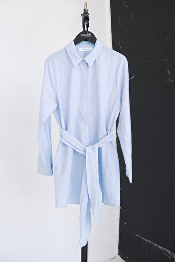 Touché Privé Belted Jacquard Shirt