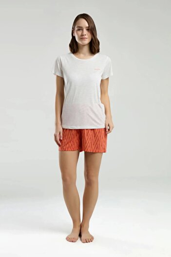 Pierre Cardin Women's White Shorts Set