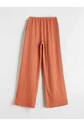 LC Waikiki New Season Women's Textured Trousers with Elastic Waist - S5Qr30Z8