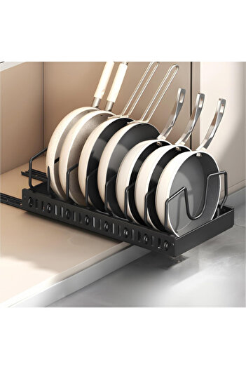 Skygo Telescopic Rail Pan Pot Organizer