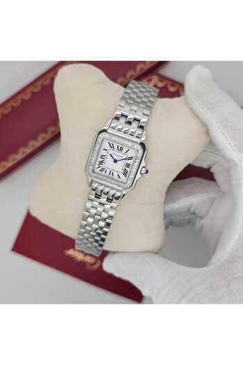 Carteria Cartier women's watch with accessories, Panthère de Cartier model, first class, with zircon stones