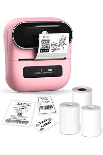 Phomemo M220 Portable Thermal Label Maker - Wireless Thermal Label Printer