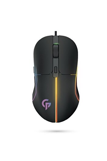 porodo Gaming RGB 7D Wired Gaming Mouse PDX311-BK Black Mouse with Programmable Buttons & RGB Light